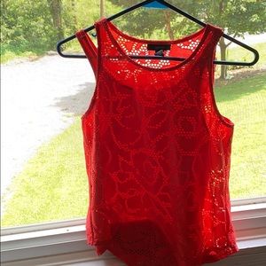 Alfani Petit Red Tank Top